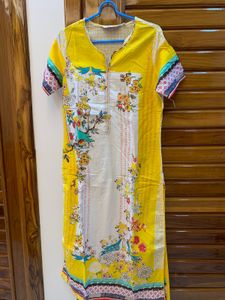 Floral Print Kurta