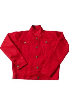 Red Denim Jacket