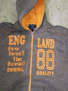 Boy&#39;s brown England Hoodie