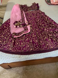 Elegant Embroidered Lehenga Choli Set