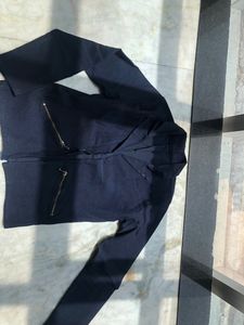 Navy Blue Strechable Blazer