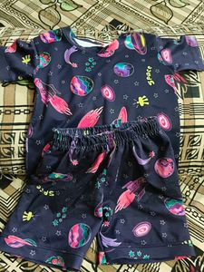 Space T-shirt & Shorts Set