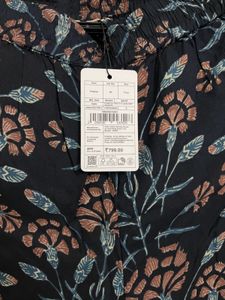Floral Print Wide Leg Pants