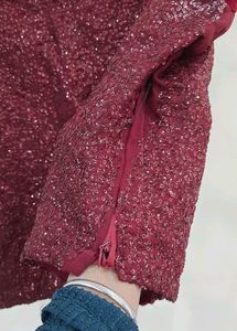 Maroon Lehanga Blouse♥️