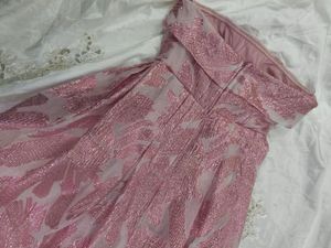 Pink Strapless Party Dress