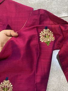 Elegant Pink Embroidered Kurta Set
