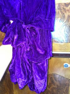 Estonished Purple Velvet Top XXL