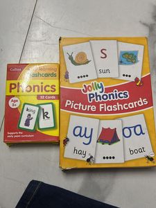 Jolly Phonics Flash Cards 2 Sets