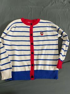 Striped Knit Cardigan