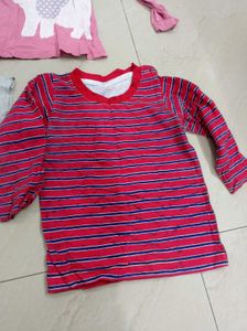 Combo Of 5 Tshirt And Top Skirt