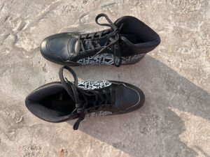Black High Top Sneakers Liberty Men Ducani-3