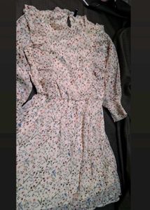 Floral Print Mini Dress