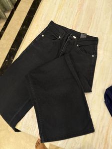 Black Straight Leg Jeans