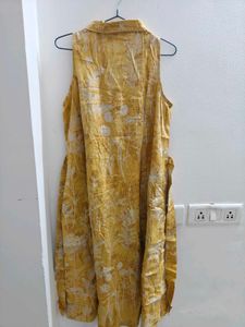 Haute Curry Yellow Floral Dress