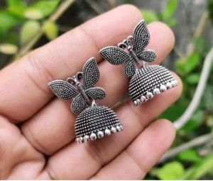 Butterfly Jhumka Earrings