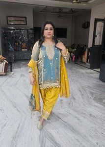 Elegant Embroidered Salwar Suit