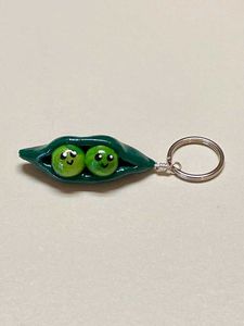 Bestie Two Peas in a Pod🫛Keychain Charm