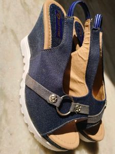 Stylish Blue Wedges