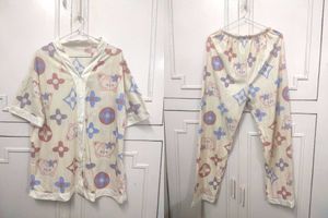Cute Print Pajama Set