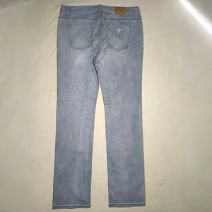 GUESS Blue Faded Cotton Jeans