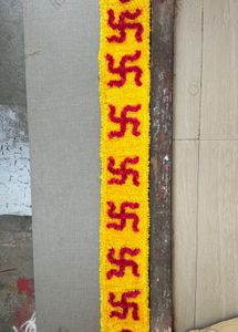 Fur Woolen Swastika Readymade Rangoli Patti