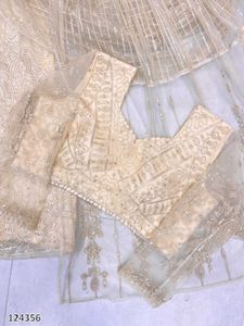 NEW READY TO WEAR SAREE WITH LONG SLEEVE BLOUSE