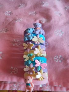 10 Pc Of Rubber Bands  Multi Colours