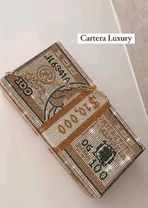 dollar 💵 Rhinestone Clutch