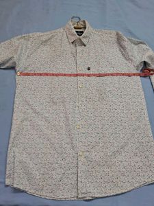 Patterned Button-Down Shirt
