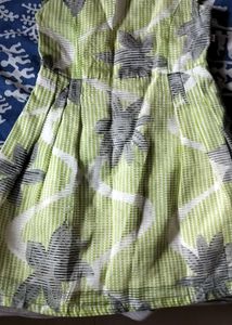 Green Floral Dress