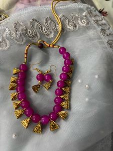Pink Jewellery Set