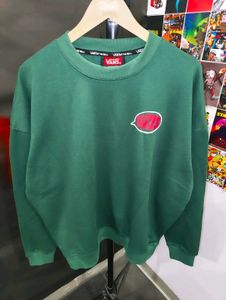 VANS UNISEX OVERSIZE BAGGY SWEATSHIRT 🐕👀🔥