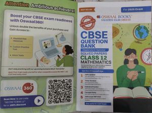 Cbse Maths Question Bank 2024-25 Class XII