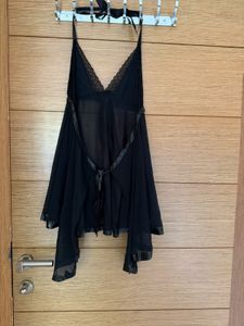 set of 2 Black &amp; blue Lingerie