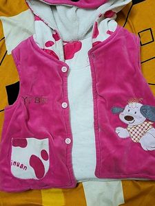 Cute Pink Kids Vest