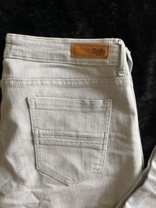 Allen Solly Grey Skinny Jeans