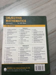 Objective Mathematics Vol II