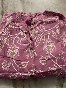Floral Print Cotton Shirt