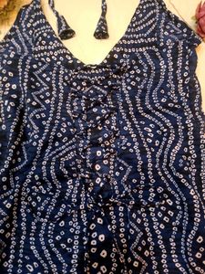 Viral Halter Neck N Back Criss-cross Kurti🎀✨