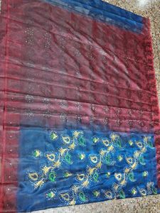 Blue Silk Saree