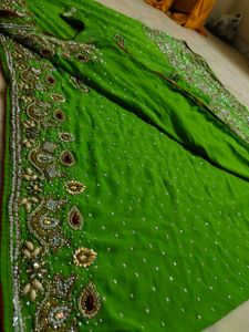 Heavy Saree With Blouse Full Stone Work Sare 🔥