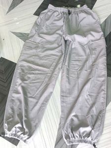 Grey Cargo Pants