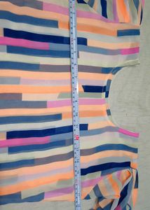 Multi Colour Georgette Kurti
