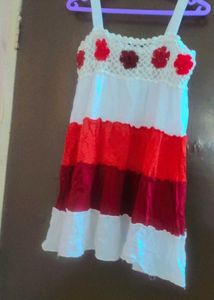 Cute Red & White Summer Dress