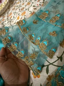 Sky Blue Part Wear Dress