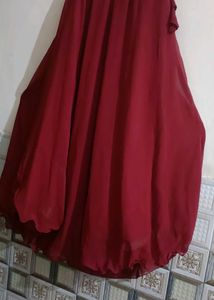 Red Georgette Lehenga