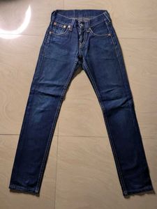 Dark Blue Denim Jeans