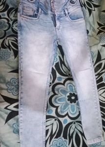 Light Wash Embellished Jeans