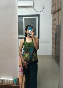 Green Sleeveless Top