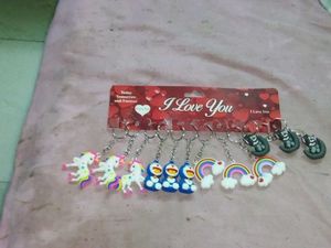 Excellent Set Of 12 Assorted Keychains..
